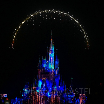 Reach for the Stars：Everlasting Dreams：まずはディズニー映画のオープニングのように円弧が描かれ
