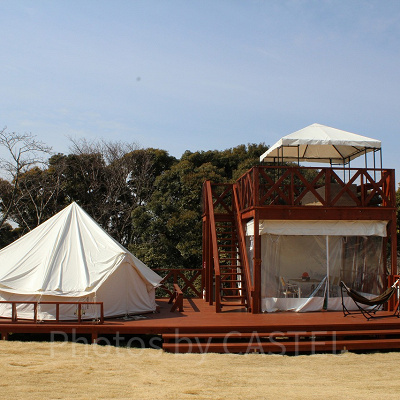 眺めを楽しみたい人におすすめ、2階建てのデッキがある「ヴィラテラス」