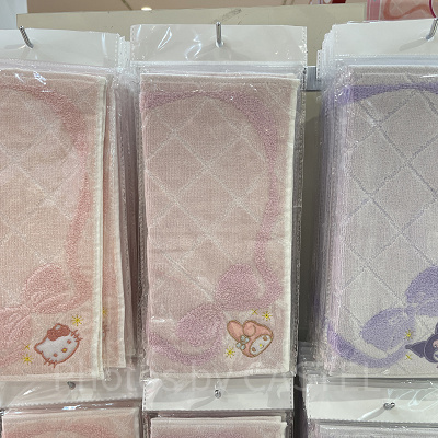 リボンデザインミニタオル