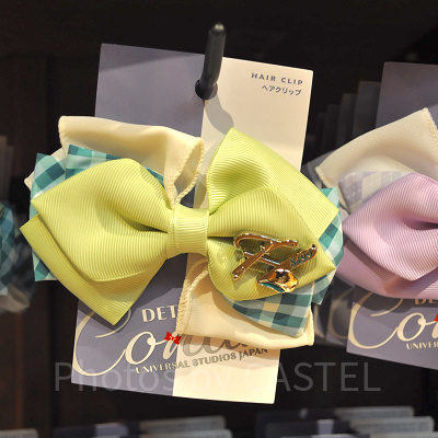 リボンヘアクリップ(服部平次)〔USJ×コナングッズ〕
