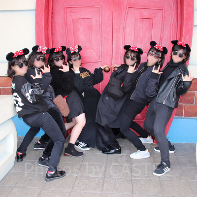 ロックなブラックコーデ