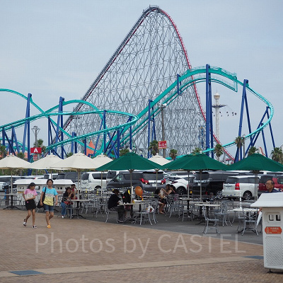 長島スパーランドのジェットコースター