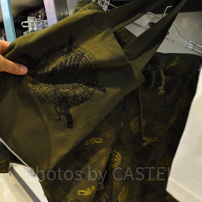 ルームウェアセットのパンツと袋裏面