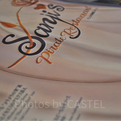 サンジの海賊レストラン（メニュー表兼ランチョンマット）