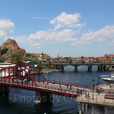 S.Sコロンビア号の甲板デッキから見た風景