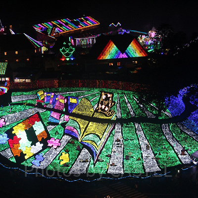 観覧車に乗ると見える景色