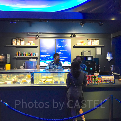 シーアクアリウム:軽食が食べられる「オーシャン・バイツ」