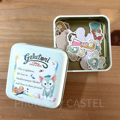 ディズニーお菓子缶活用法⑩：シール収納