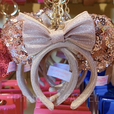 スパンコールキーチェーン(ゴールド)