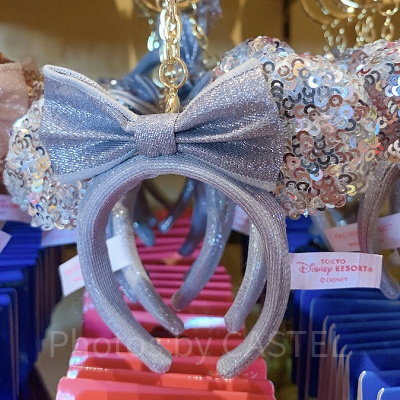 スパンコールキーチェーン(シルバー)