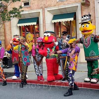 セサミストリートアフロビートのグリーティング