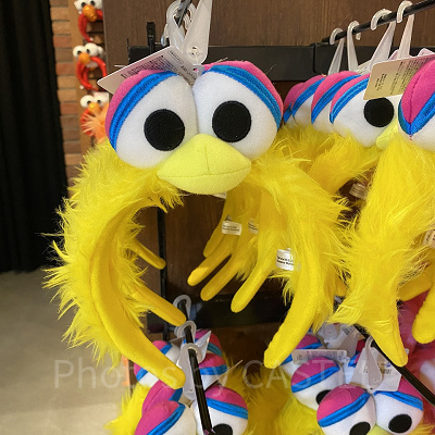 セサミストリート　ビッグバードのふわふわカチューシャ