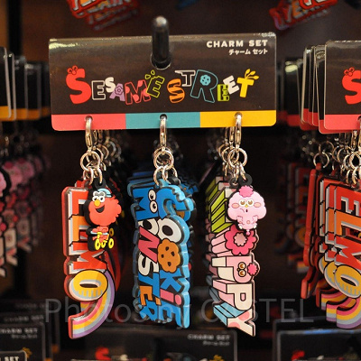 セサミストリートグッズ「POP EMOTION!」キーチェーンセット