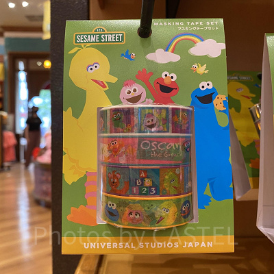 セサミストリートのマスキングテープセット