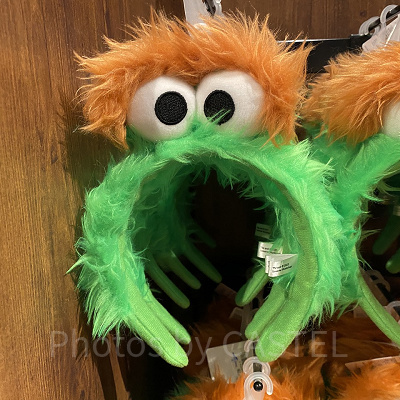 セサミストリート　オスカーのふわふわカチューシャ