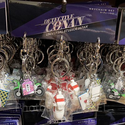 キーチェーン3個セット（USJ×名探偵コナングッズ2024）