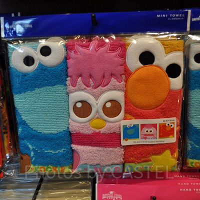 セサミストリートミニタオル3枚セット