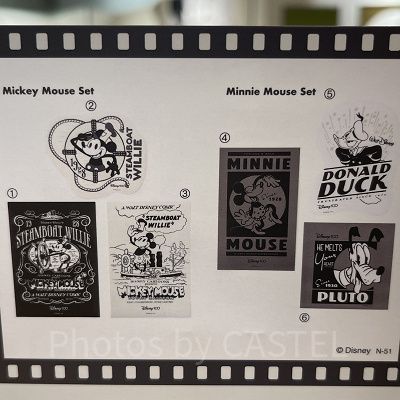 ウォールステッカー3枚セット（スリコディズニーグッズ）