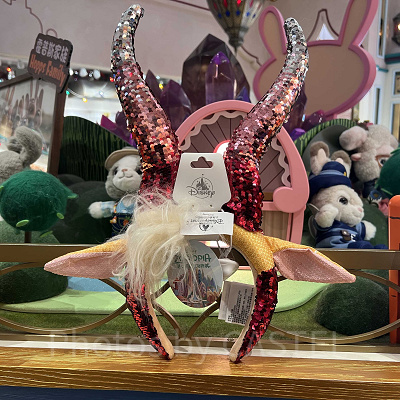 上海ディズニーカチューシャ：ガゼルのスパンコールカチューシャ