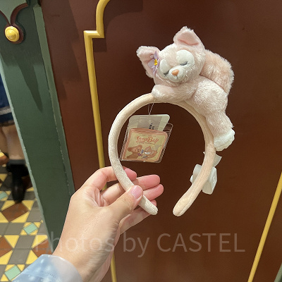 上海ディズニーカチューシャ：寝転びリーナベルカチューシャ