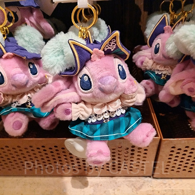 上海ディズニーカリブの海賊グッズ：海賊エンジェルのぬいぐるみキーチェーン