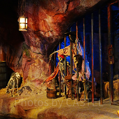 上海ディズニーカリブの海賊：日本のカリブの海賊と一見似たような風景