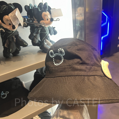 上海ディズニートロングッズ:トロン風ミッキーシルエットのバケットハット