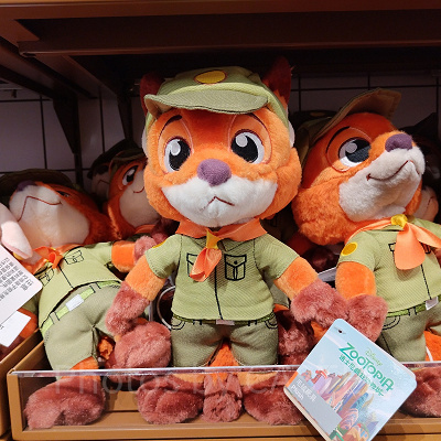 上海ディズニーズートピアグッズ：幼少時代ニックのマスコット