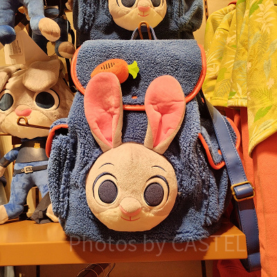 上海ディズニーズートピアグッズ：ジュディのボアリュックサック