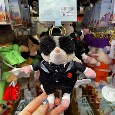 上海ディズニーズートピアグッズ：Mr.ビッグのぬいぐるみキーチェーン