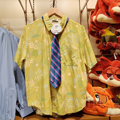 上海ディズニーズートピアグッズ：ニックのなりきりアロハシャツ