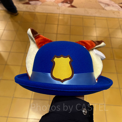 上海ディズニーズートピアグッズ：ニックの警官ハット