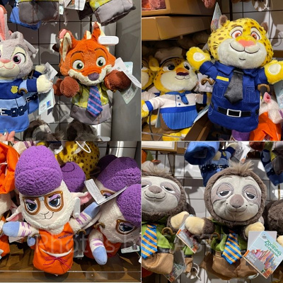 上海ディズニーズートピアグッズ：ハンドパペット各種