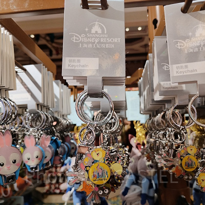 上海ディズニーズートピアグッズ：ズートピアの仲間たち大集合キーチェーン