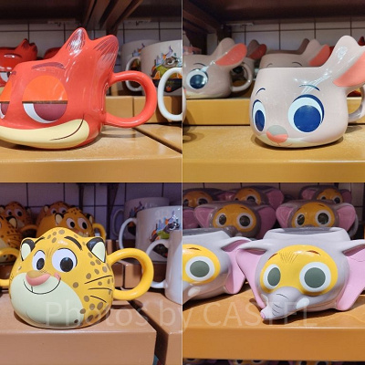 上海ディズニーズートピアグッズ：ズートピアマグカップ