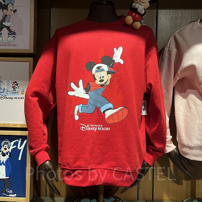 上海ディズニーランドグッズ:上海ディズニーランドロゴ&ミッキーデザインシャツ