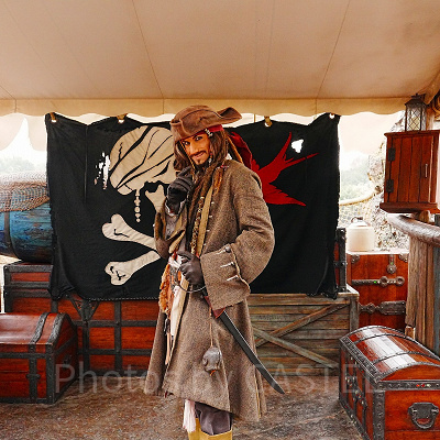 上海ディズニーランド：ジャック・スパロウとのグリーティング