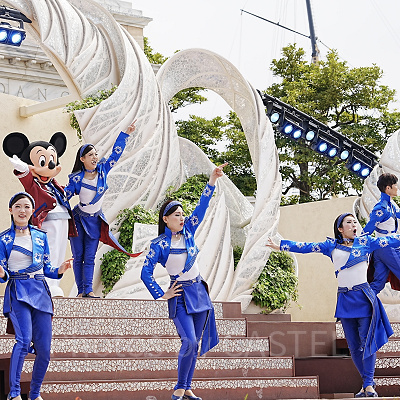 座って鑑賞できるショーは妊婦さんに優しいです