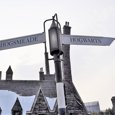 ハリー・ポッターエリアの看板／USJ