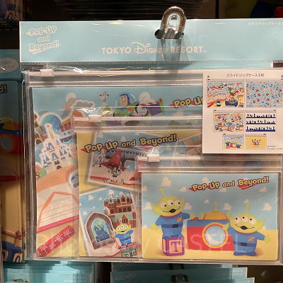 スライドジップケースセット・表（トイ・ストーリー×東京ディズニーリゾートグッズ）