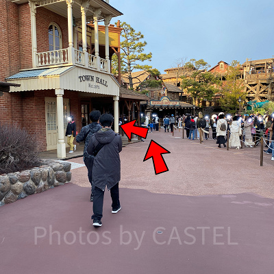 ウエスタンランドエリアの喫煙所