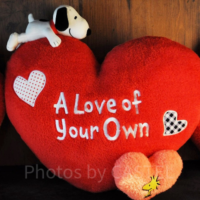 スヌーピー「A Love of Your Own」クッション