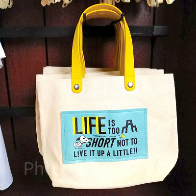 スヌーピーとUSJコロシアムアーチのトートバッグ