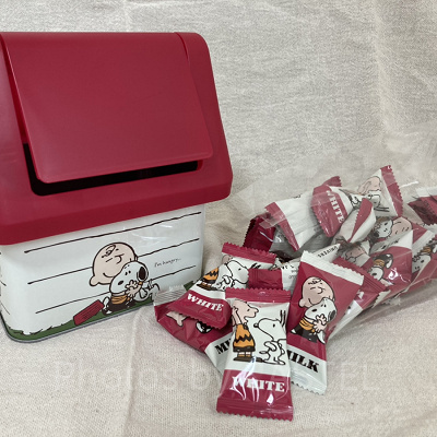 スヌーピーアソートチョコレートクランチ中身