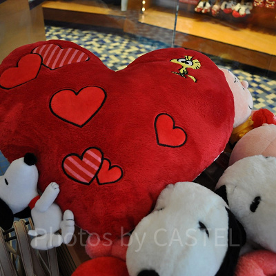 スヌーピー「BIG LOVE FOR YOU」クッション