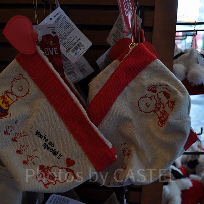 スヌーピー「BIG LOVE FOR YOU」ポーチ