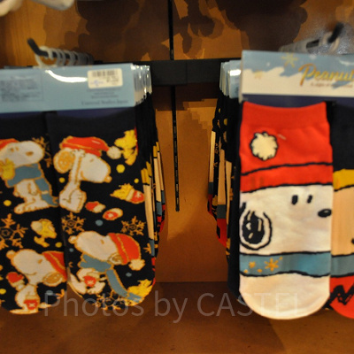 スヌーピー＆チャーリーブラウンのソックス（裏）