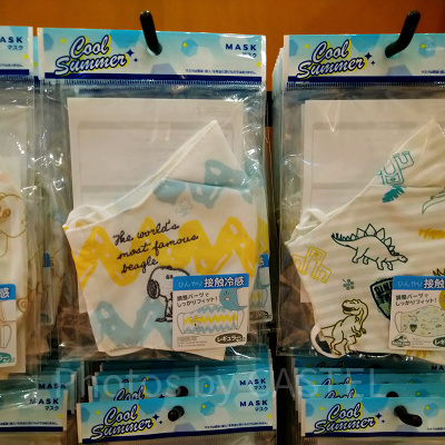 スヌーピーひんやりマスク