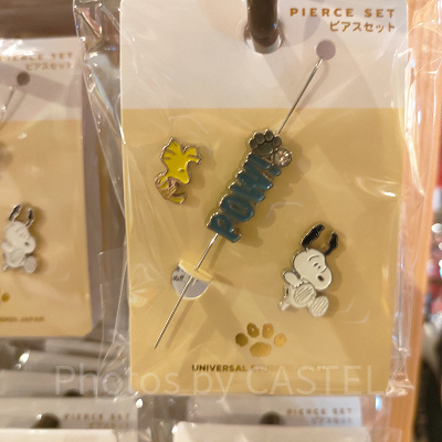 スヌーピーのピアスセット