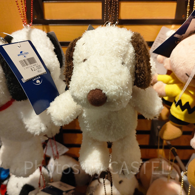 スヌーピーキーチェーン(ブラウン)